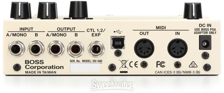 Boss DD-500 Digital Delay Pedal Reviews | Sweetwater