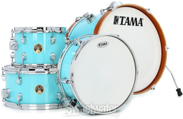 Tama Club-JAM LJK48S 4-piece Shell Pack with Snare Drum - Aqua Blue