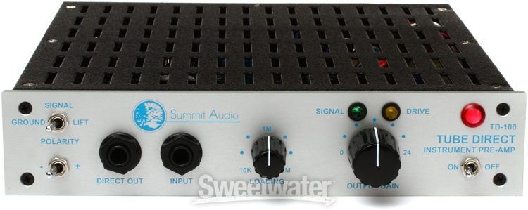 Summit Audio TD-100 1-channel Active Tube Instrument Direct Box