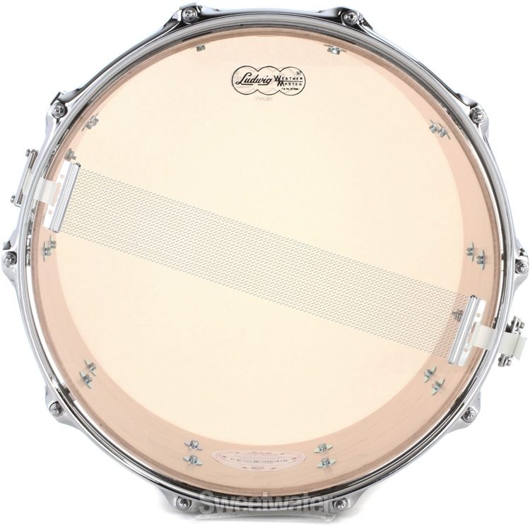 Ludwig Classic Maple Snare Drum - 6.5 x 14 inch - White Marine Pearl
