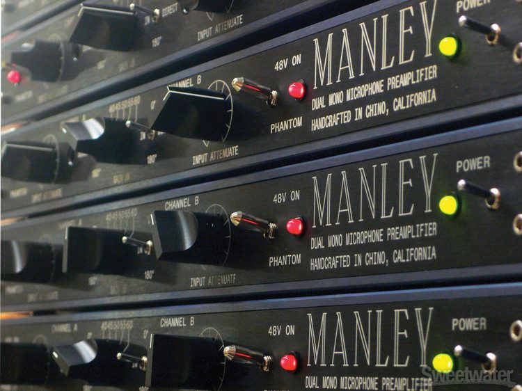 Manley Dual Mono Microphone Preamplifier | Sweetwater