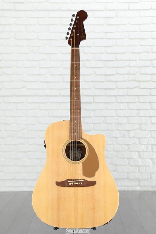 Fender Redondo Player Acoustic-Electric Guitar - Natural | Sweetwater