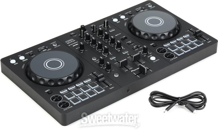 Pioneer DJ DDJ-FLX4 2-deck Rekordbox and Serato DJ Controller ...