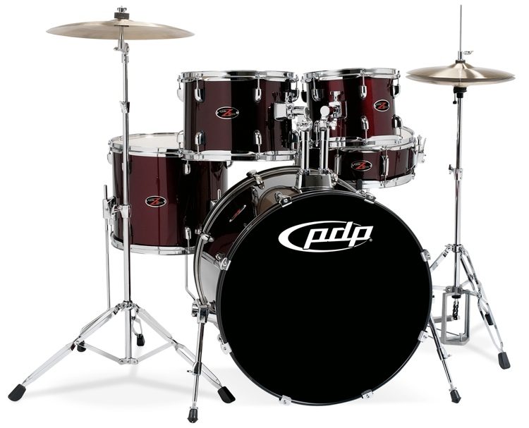 まめ✨５点set❤️ PDP Z5 Series Student Drum Kit - Black Cherry | Sweetwater