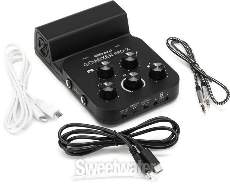 Roland GO:MIXER PRO-X Audio Mixer for Smartphones Reviews | Sweetwater