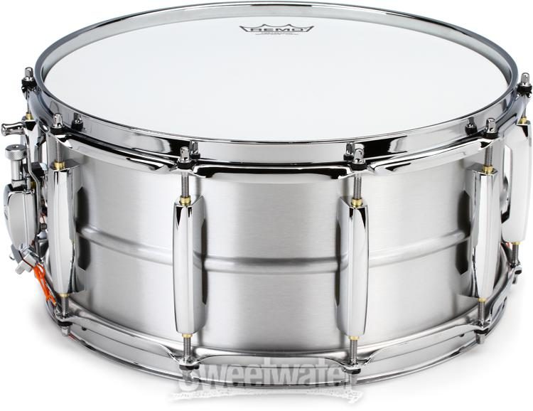 Pearl 14 x 6.5 Sensitone Beaded Seamless Aluminum Snare Drum