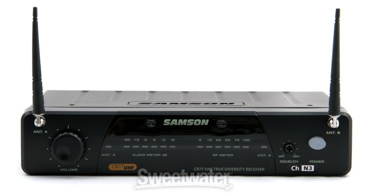 Samson CR77 Diversity 2024 Receiver for AirLine 77 Microphone System N3 644.125