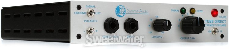 Summit Audio TD-100 1-channel Active Tube Instrument Direct Box