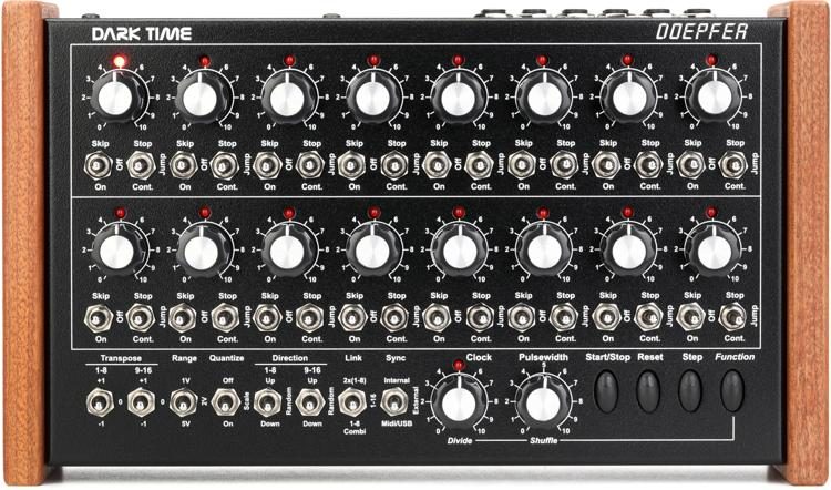 Doepfer DARK TIME アナログシーケンサー Doepfer Dark Time Analog Step Sequencer with Red LEDs | Sweetwater
