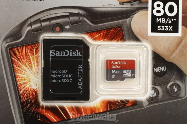 16GB Sandisk Ultra SD/MicroSD Memory Card Class 10 A1 - Adapter Included -  OSA Electronics
