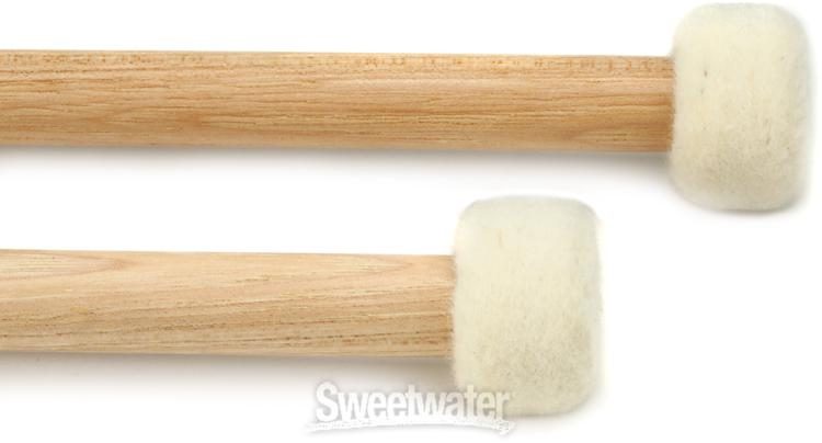 Meinl Stick & Brush Drum Set Mallets with Super Soft Felt Head & 5A  American Hickory Handle-Made in Germany (SB400)