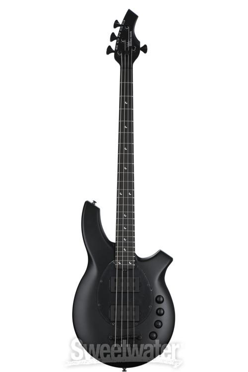 Ernie Ball Music Man Bongo 4 Bass Guitar - Stealth Black