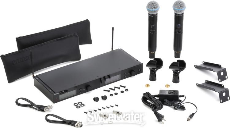 SLXD24D/B58 Digital Wireless Dual Handheld Microphone System - J52