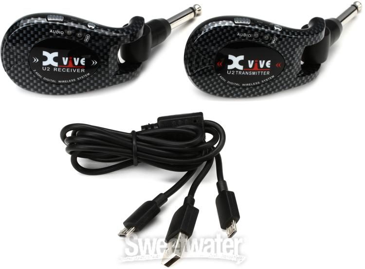 Xvive U2 Digital Wireless Guitar System - Carbon