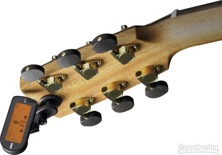 Korg AW-2G Clip-On Chromatic Guitar Tuner | Sweetwater
