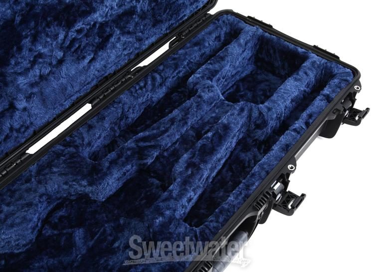 Black Suitcase Violin Box Storage Accessor Waterproof Rigid Violin