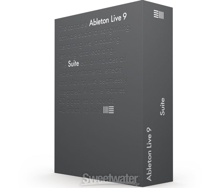 Ableton Live 9 Suite - Academic Version (boxed) | Sweetwater
