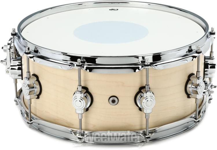 DW Performance Series Snare Drum - 5.5 x 14 inch - Natural Satin Oil -  Sweetwater Exclusive