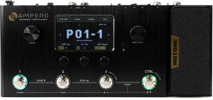 Hotone Ampero Amp Modeler/ Effects Processor Reviews | Sweetwater