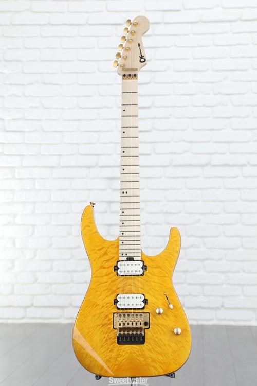 Charvel Pro-Mod DK24 HH FR - Dark Amber