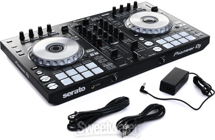 Controlador Pioneer DJ DDJ-SR2 portátil de 2 canales para Serato