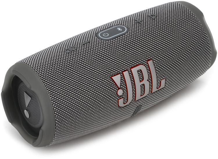 Charge 5 Portable Waterproof Bluetooth Speaker - Grey - Sweetwater