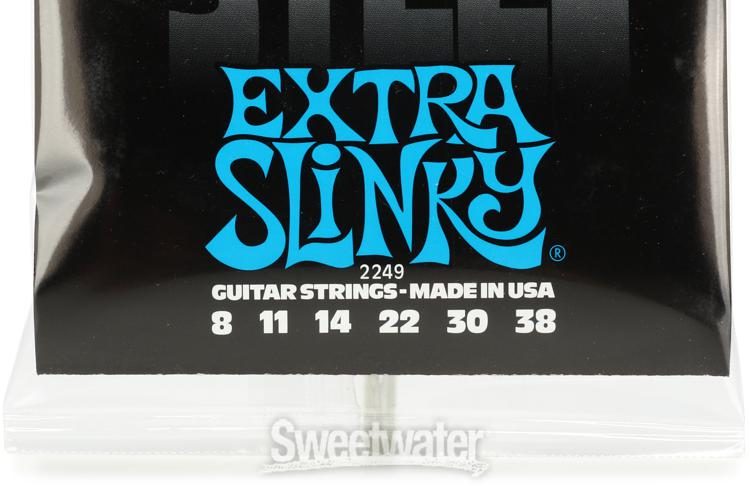 2249 Extra Slinky Stainless Steel Wound Electric Guitar Strings