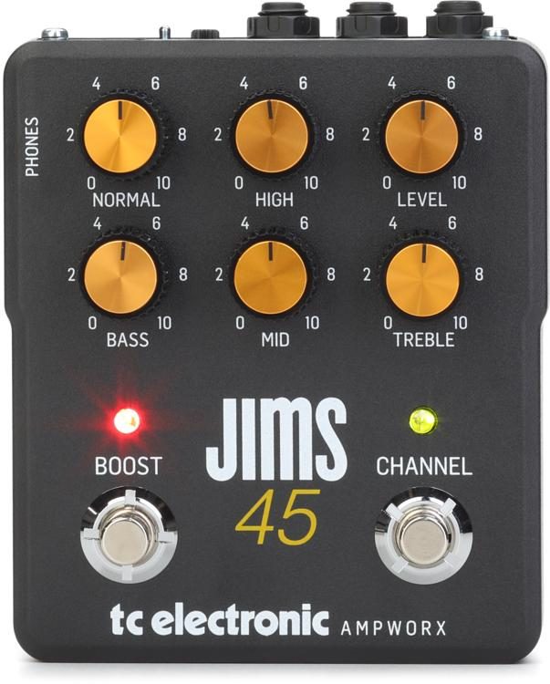 送料無料お手入れ要らず tc electronic AMPWORX Vintage Series JIMS 45 PREAMP ギター用プリアンプペダル 