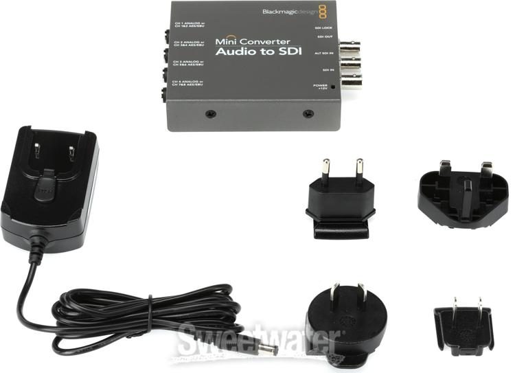 Blackmagic Design Mini Converter Audio to SDI 2 | Sweetwater