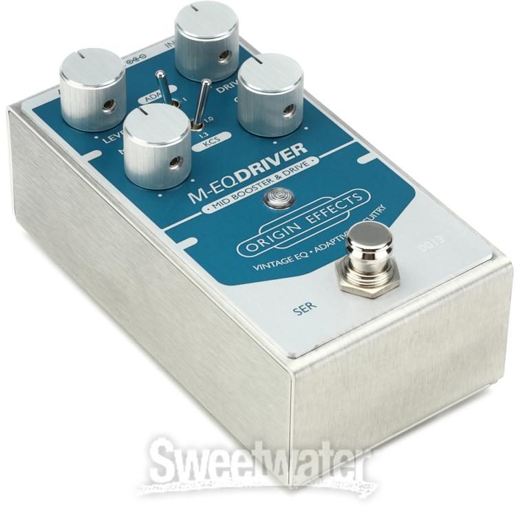 Origin Effects M-EQ Driver Mid Booster and Drive Pedal | Sweetwater