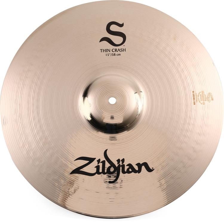 Zildjian 15 inch S Series Thin Crash Cymbal Reviews | Sweetwater