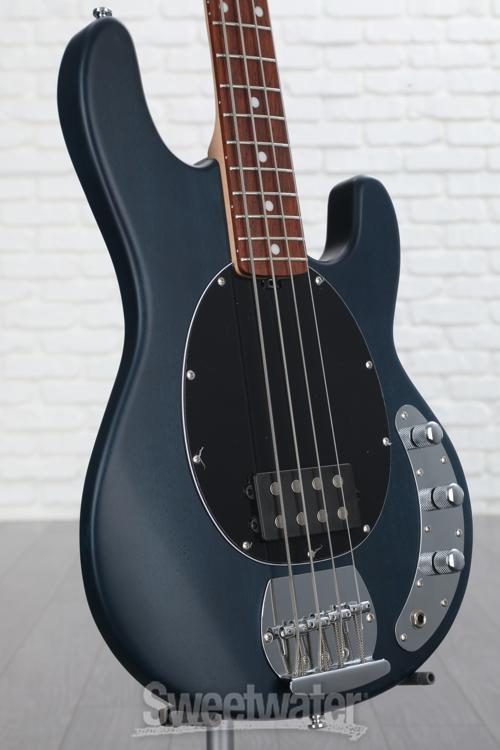 Sterling By Music Man StingRay RAY4 Bass Guitar - Blue Satin