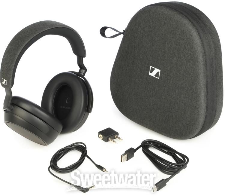 Sennheiser M4AEBT Momentum 4 Wireless Headphones - Black | Sweetwater