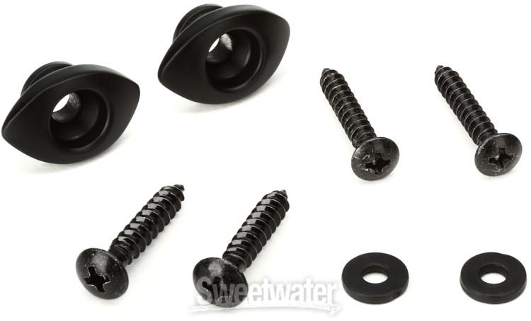 D'Addario Universal Strap Lock SYSTEM; Black