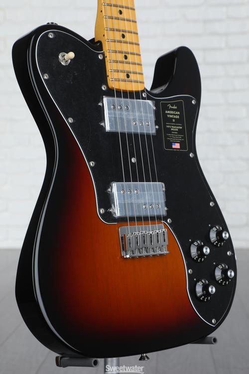 Fender American Vintage II 1975 Telecaster Deluxe Electric Guitar - 3-color  Sunburst