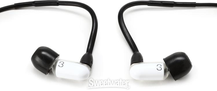 Shure AONIC 3 Sound Isolating Earphones - White | Sweetwater