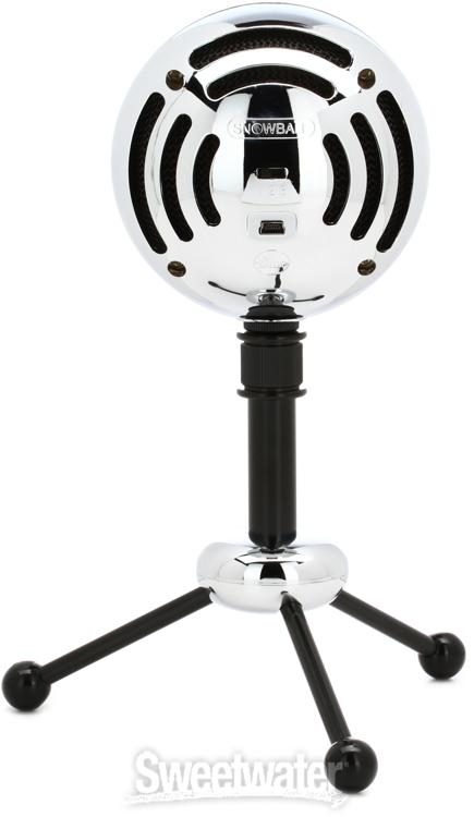 Blue Microphones Snowball USB Mic with Tripod Stand - Brushed Aluminum |
