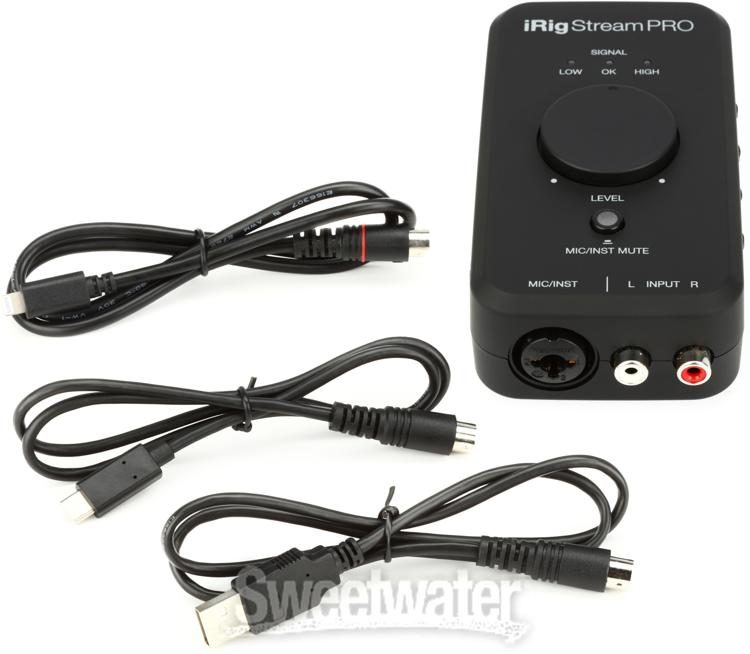 IK Multimedia iRig Stream Pro - Streaming Audio Interface for iOS, Android,  Mac/PC