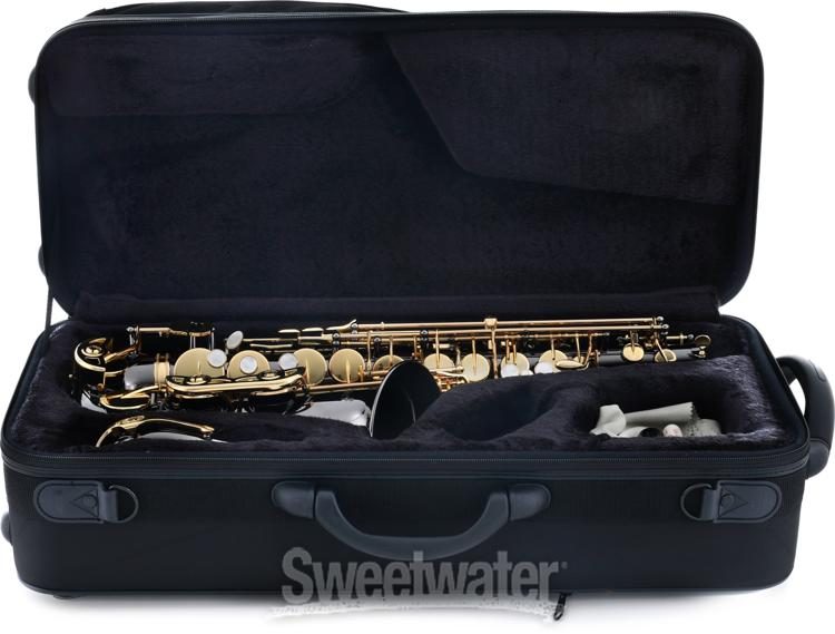 Selmer SAS411 Intermediate Alto Saxophone - Black Nickel Finish