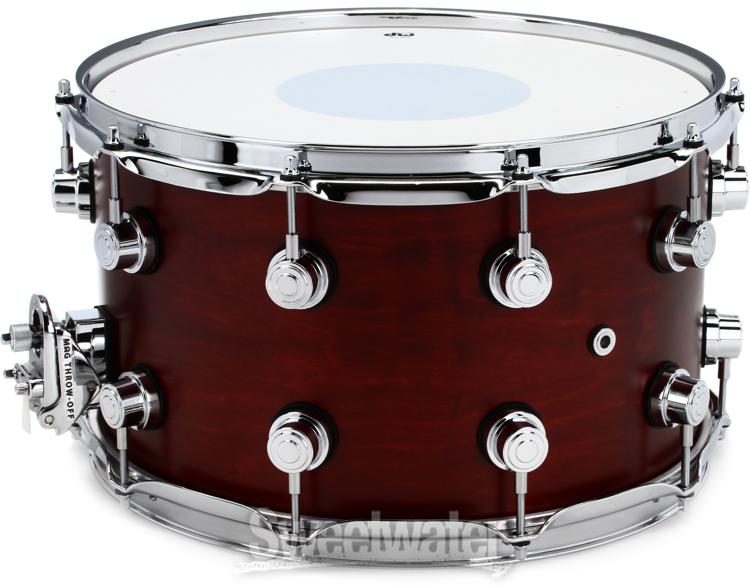 DW Performance Series Maple 8 x 14-inch Snare Drum - Tobacco Satin 