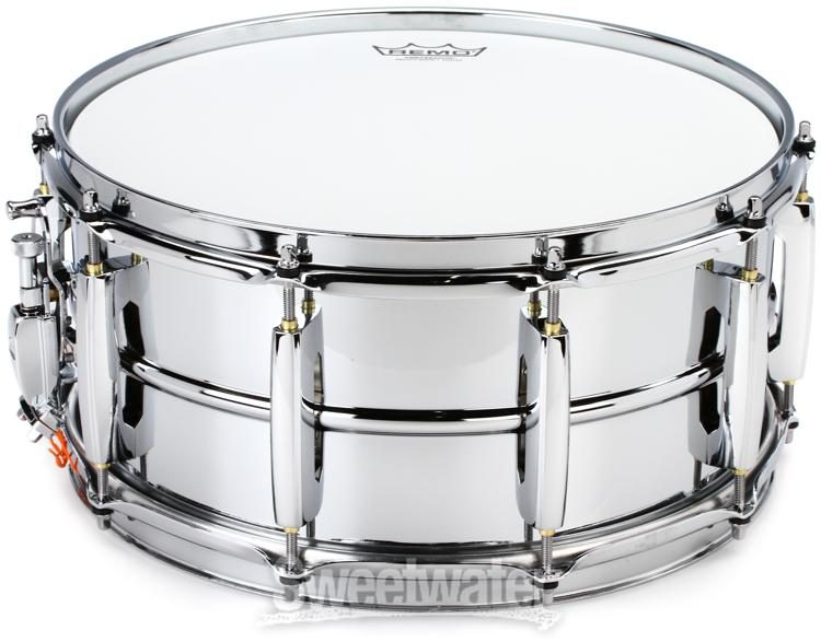 Pearl Sensitone Heritage Steel Alloy Snare Drum - 6.5 x 14-inch