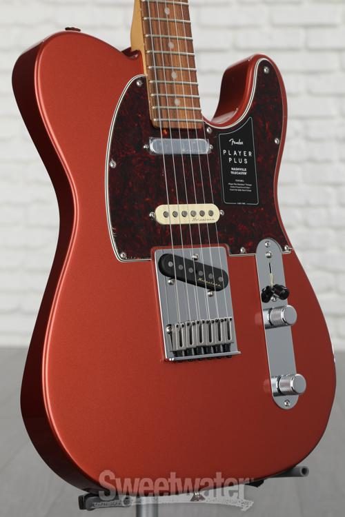 Fender Player Plus Nashville Telecaster - Aged Candy Apple Red with Pau  Ferro Fingerboard