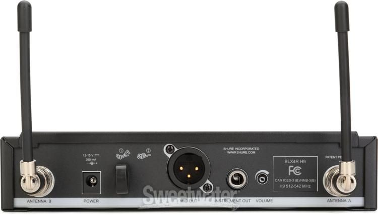 Shure BLX24R/SM58 - Système micro main sans fil - N2S Store