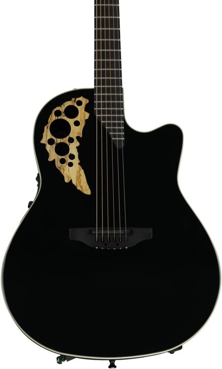 Ovation Elite TX Mid Depth - Gloss Black Reviews | Sweetwater