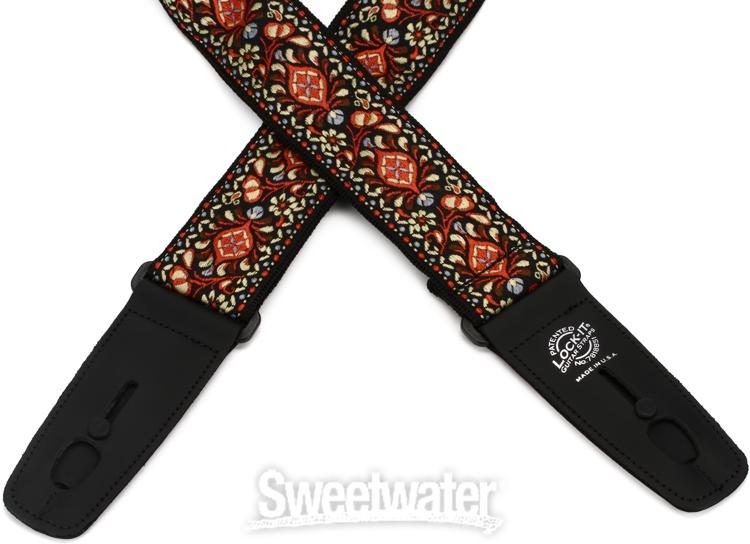 Retro Vintage Series jacquard Strap with Locking Ends - Chestnut Bay -  Sweetwater