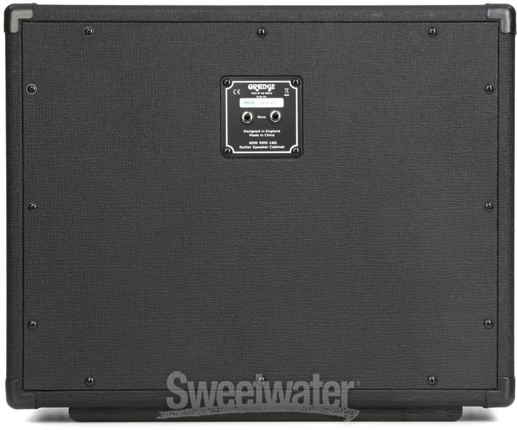 Orange PPC112 - 60-watt 1x12 inch Cabinet - Black | Sweetwater