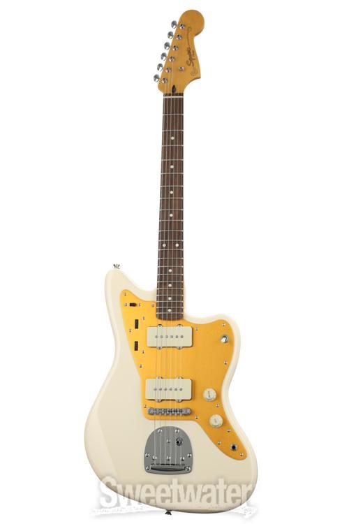 Squier J Mascis Signature Jazzmaster - Vintage White with Indian Laurel  Fingerboard