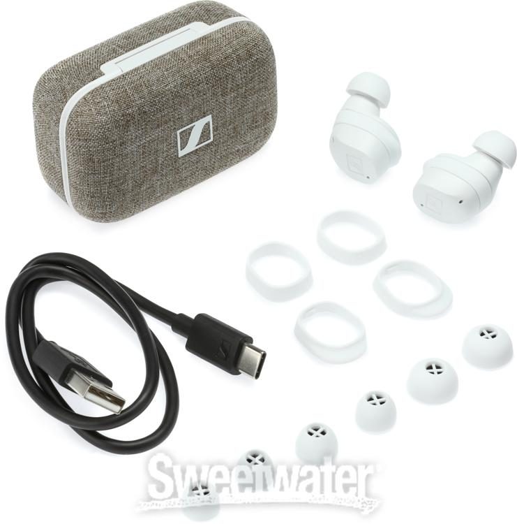 Sennheiser Momentum True Wireless 3 Earbuds - White | Sweetwater