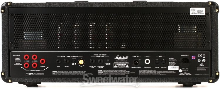 Marshall JVM410H 100-watt 4-channel Tube Head | Sweetwater