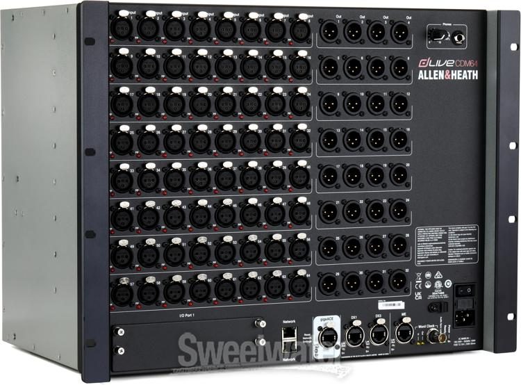 Allen  Heath dLive MixRack CDM64 64-input Digital Stage Box Sweetwater